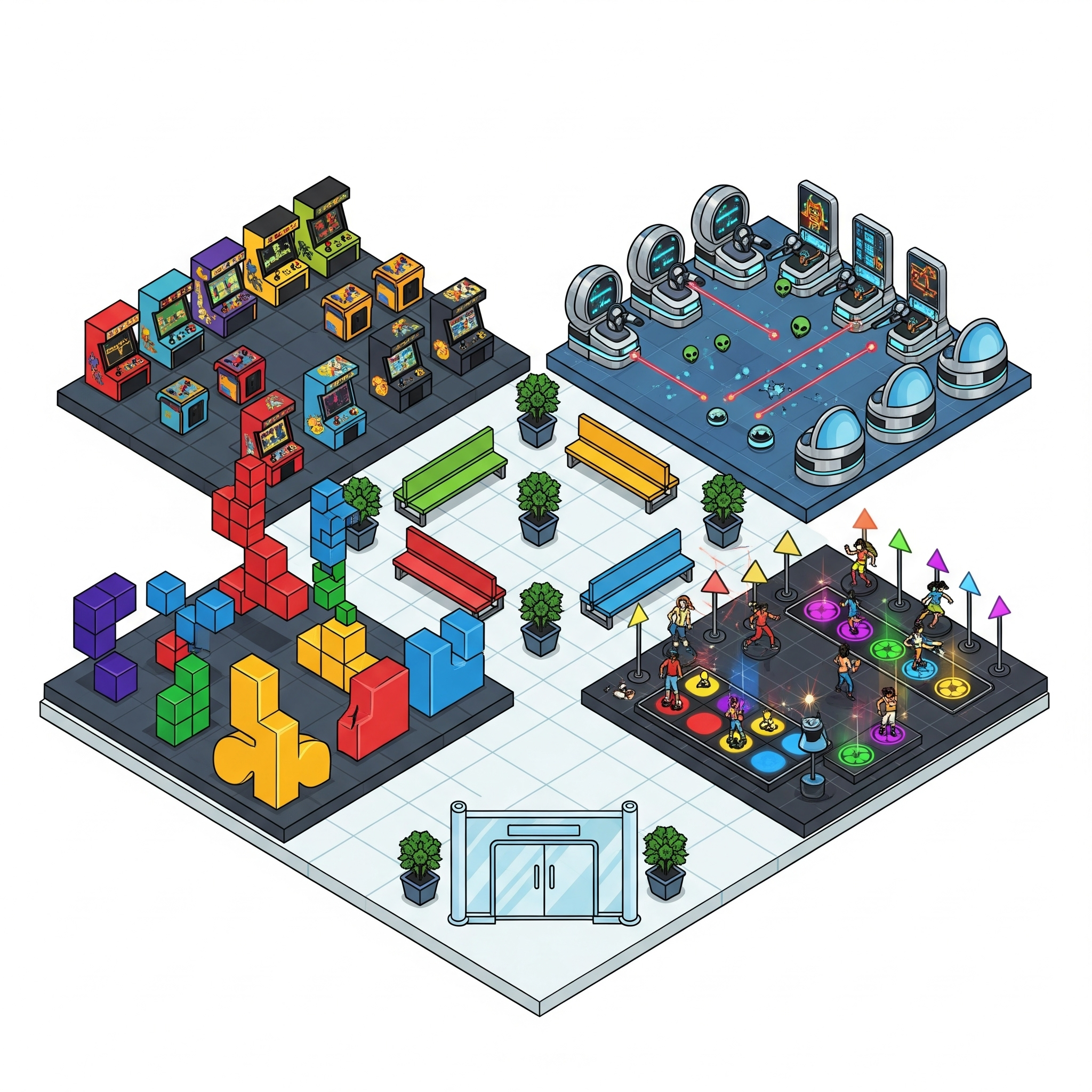 ゲームセンターマップ